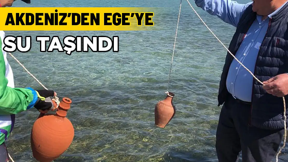 AKDENİZ'DEN EGE'YE DOSTLUK VE DOĞA YÜRÜYÜŞÜ GERÇEKLEŞTİRİLDİ