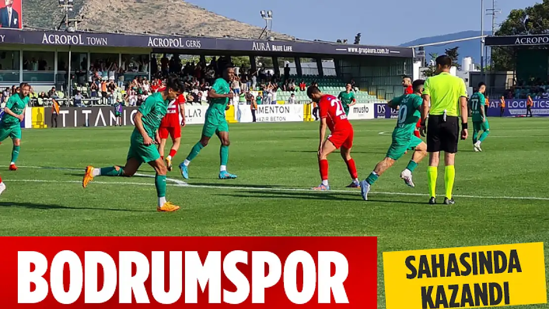 BODRUMSPOR'DAN TEK GOLLÜ GALİBİYET