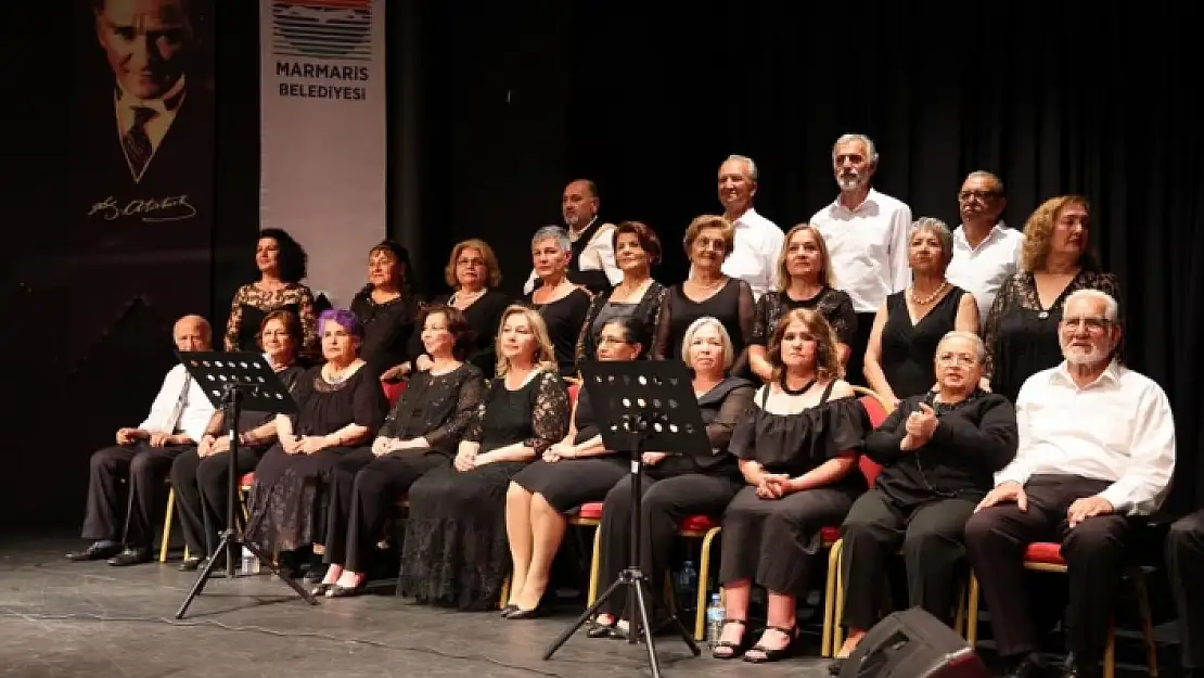 MARMARİS'TE TÜRK HALK MÜZİĞİ KONSERİ VERİLDİ