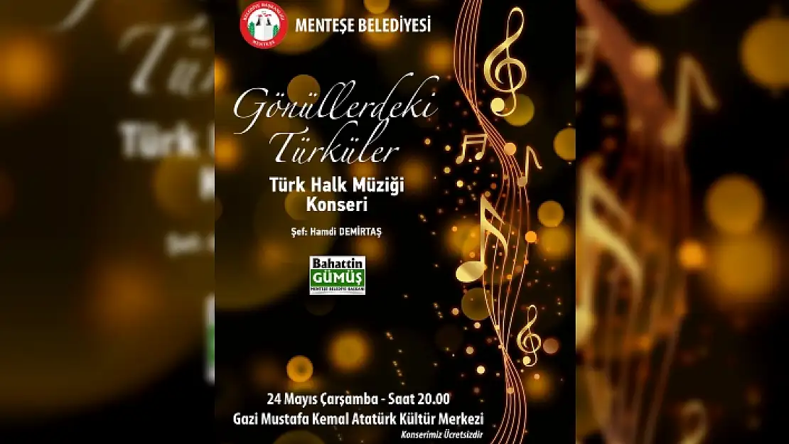MENTEŞE'DE TÜRKÜ ŞÖLENİ
