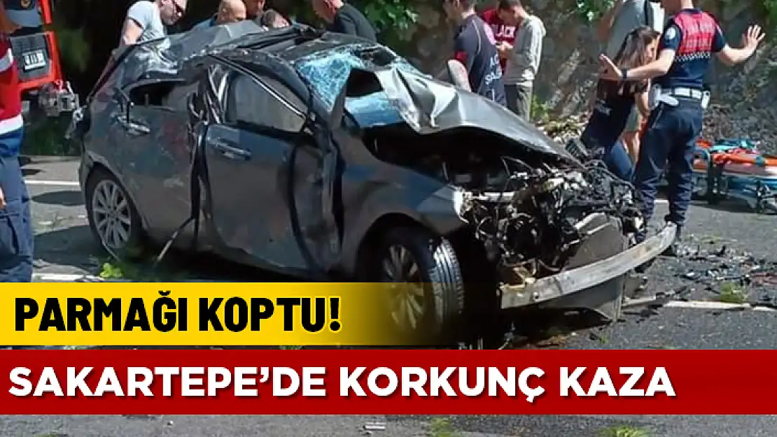 SAKARTEPE RAMPASINDAN ARAÇ UÇTU!