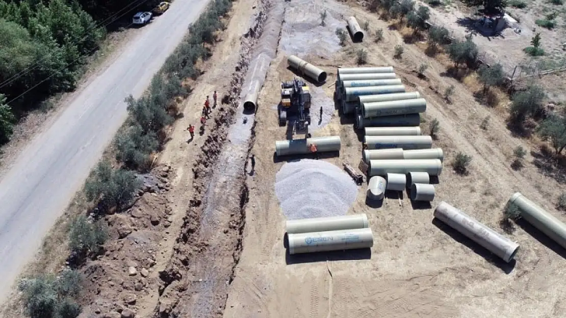 YATAĞAN'DAKİ GİRME SULAMA İNŞAATINDA SON DURUM