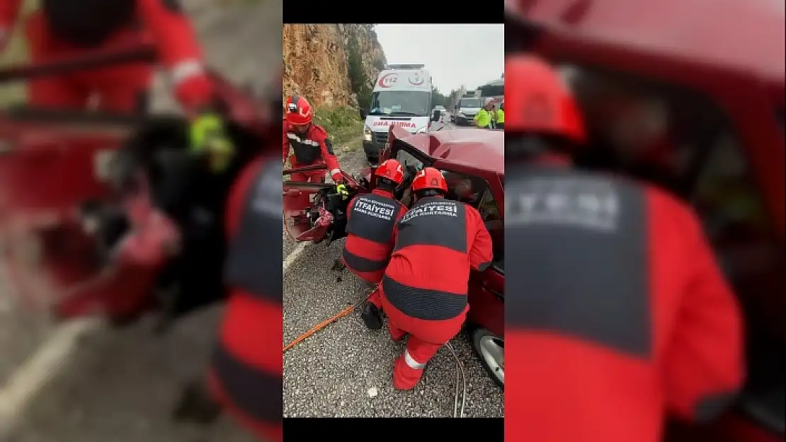 SEYDİKEMER'DE FECİ KAZA: 1 ÖLÜ, 1 YARALI
