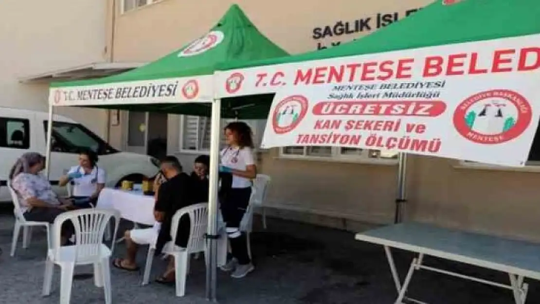 MENTEŞE BELEDİYESİ'NDEN ÜCRETSİZ SAĞLIK TARAMASI