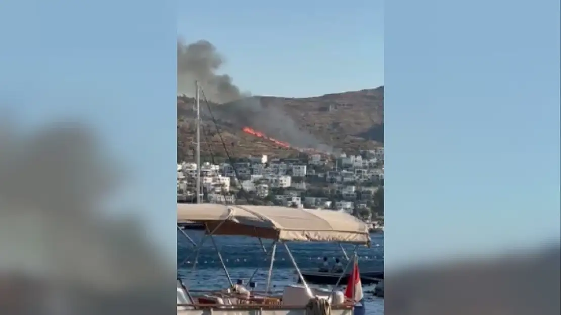 BODRUM'DA YANGIN