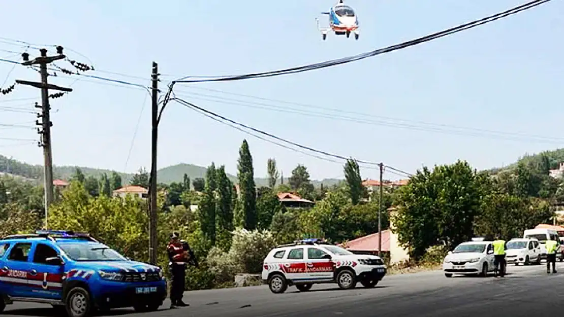 'CAYROKOPTER' MUĞLA SEMALARINDA TRAFİK DENETİMİNDE