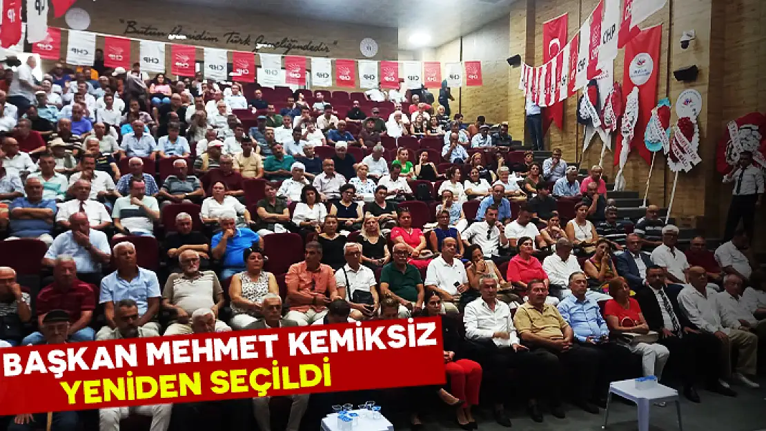 CHP YATAĞAN İLÇE BAŞKANLIĞI OLAĞAN KONGRESİ SONUÇLANDI