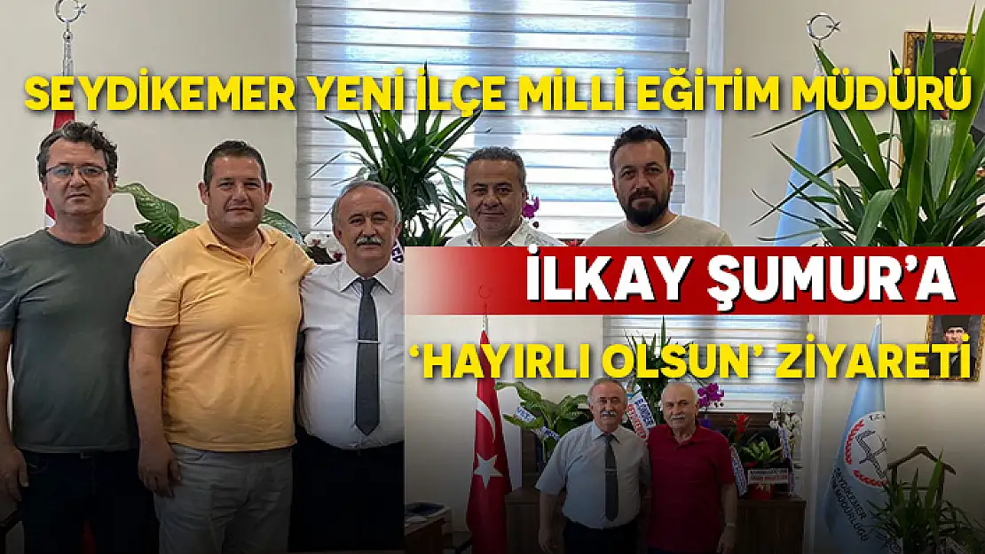 EĞİTİM-BİR-SEN'DEN YENİ ATANAN İLÇE MİLLİ EĞİTİM MÜDÜRÜ'NE ZİYARET