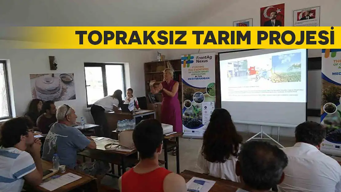 GARAOVA TARIM PARK'TA TOPRAKSIZ TARIM PROJESİ TANITILDI