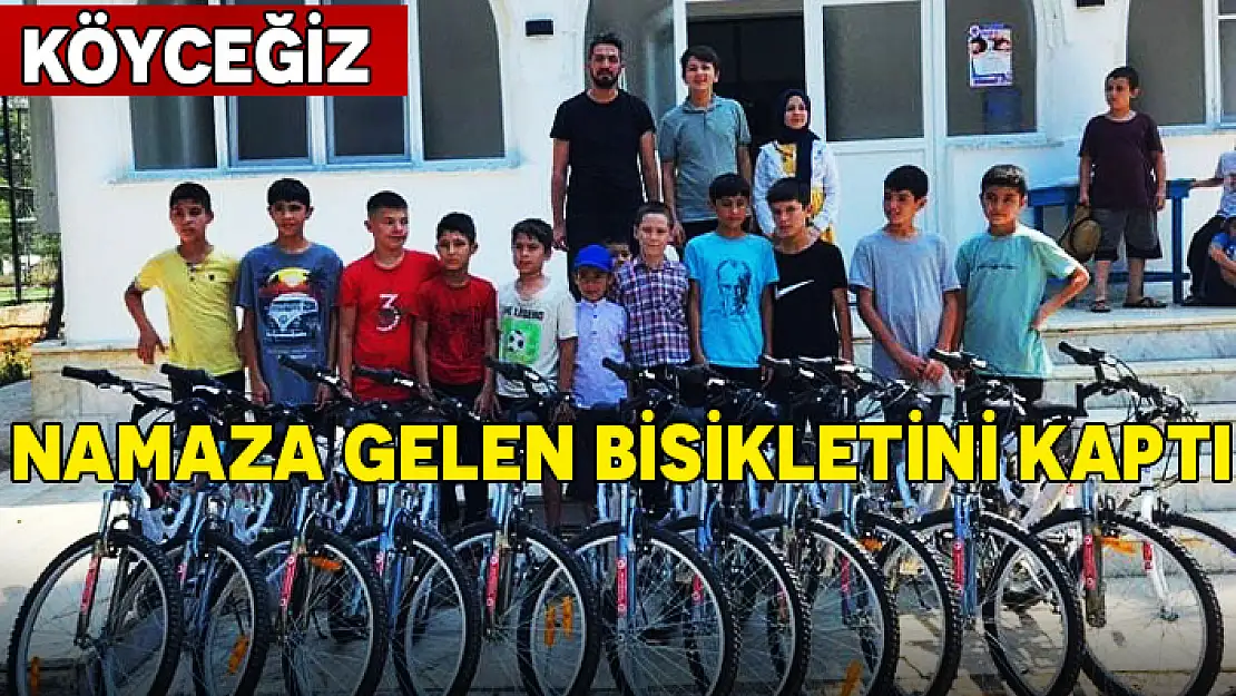 KÖYCEĞİZ'DE NAMAZA KATILAN ÖĞRENCİYE BİSİKLET HEDİYESİ