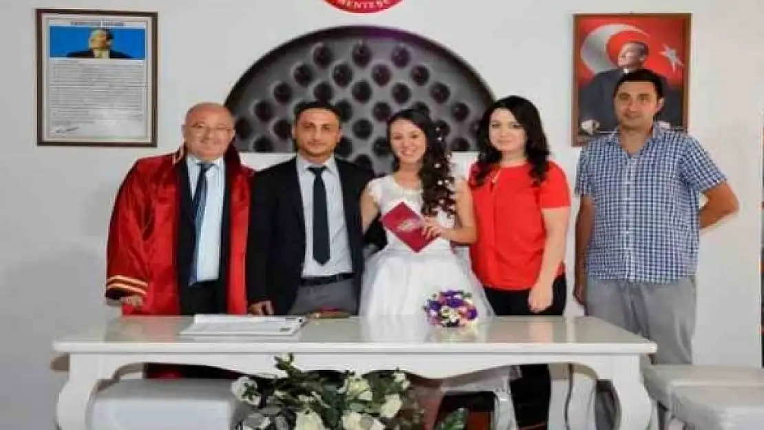 MENTEŞE'DE İLK 7 AYDA 407 NİKAH KIYILDI