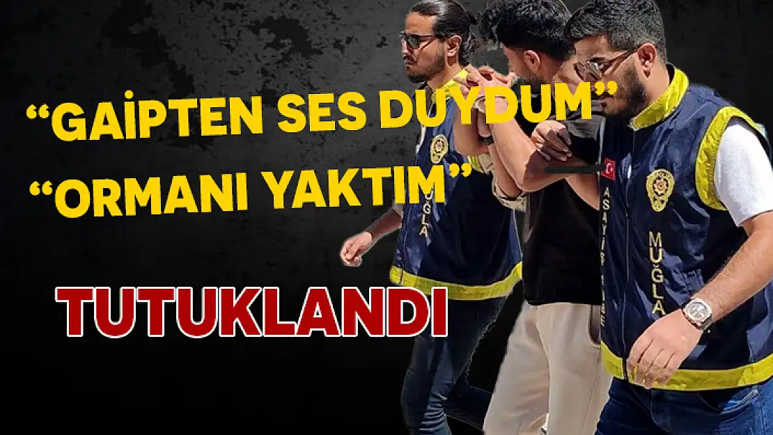 MENTEŞE YANGININA İLİŞKİN İLGİNÇ İFADE VEREN ŞÜPHELİ TUTUKLANDI