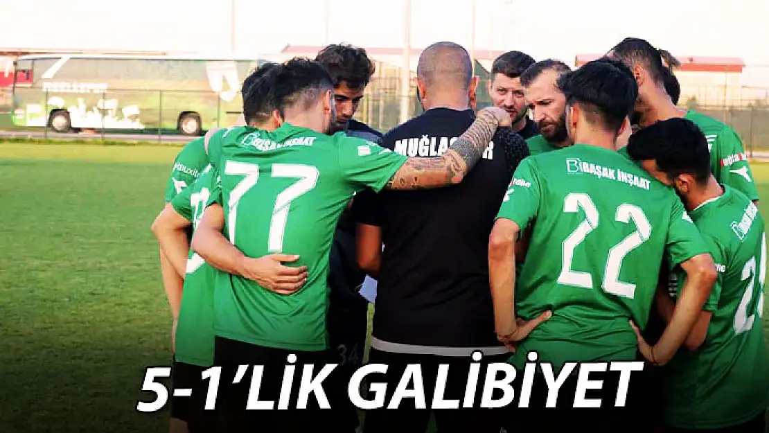 MUĞLASPOR İLK HAZIRLIK KARŞILAŞMASINI 5-1'LİK SKORLA GALİP TAMAMLADI