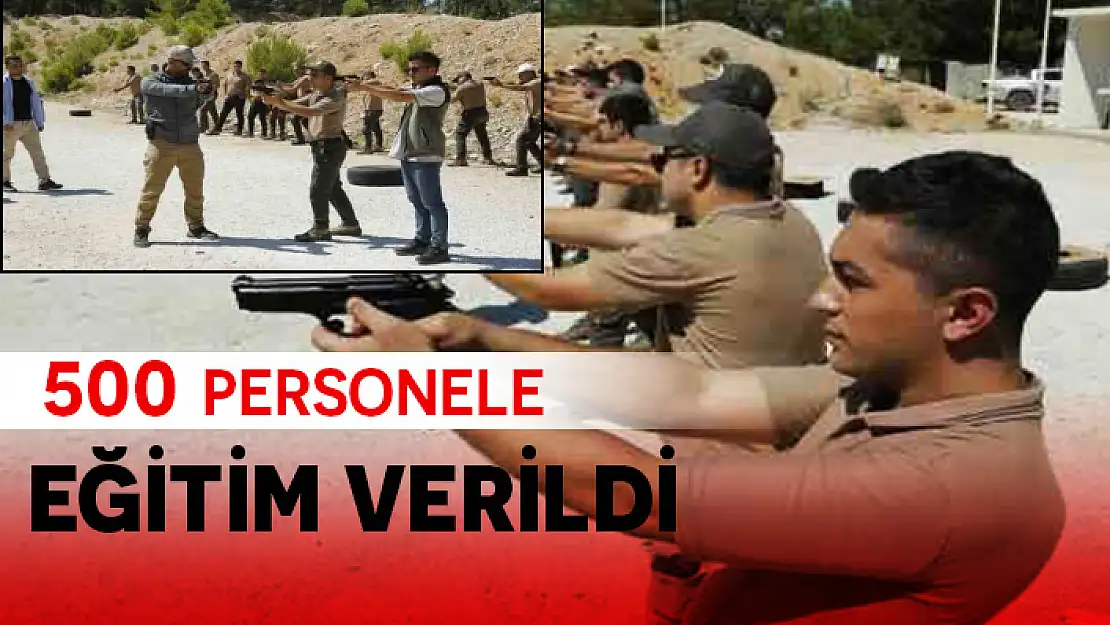 ORMAN BÖLGE MÜDÜRLÜĞÜ SİLAH TAŞIYAN PERSONELLERE EĞİTİM VERDİ