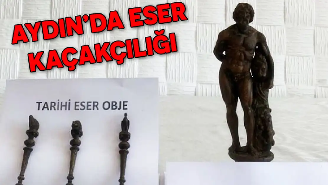 TARİHİ ESERLERİ SATMAK İSTERKEN SUÇÜSTÜ YAKALANDI