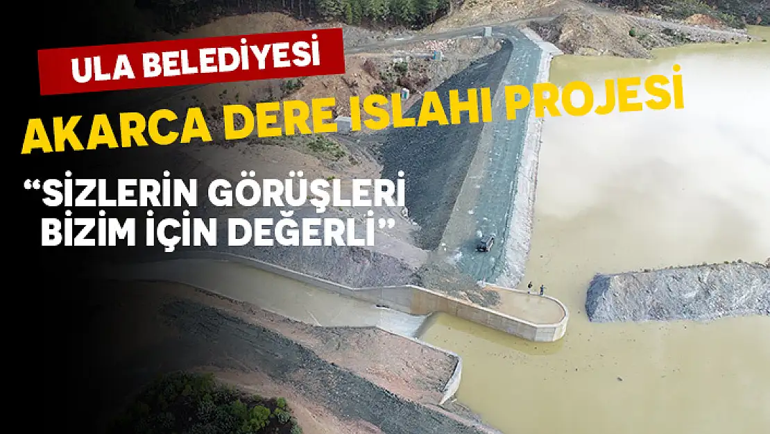 ULA BELEDİYESİ'NDEN YENİ PROJE: 'GÖRÜŞLERİNİZ İÇİN TOPLANTIYA BEKLİYORUZ'