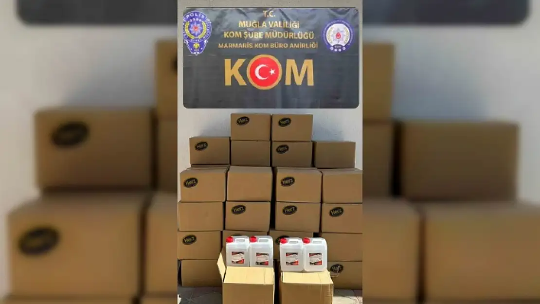 ETİL ALKOL OPERASYONU: BİN 500 LİTRE ELE GEÇİRİLDİ!