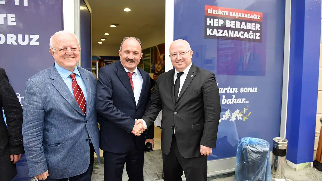 BAŞKAN SAATCI'NIN, MENTEŞE'DE CHP SEÇİM BÜROSU ZİYARETİ