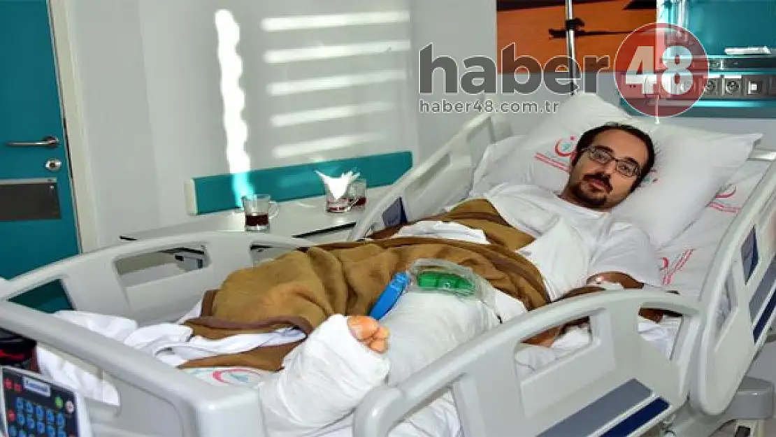MSKÜ Eğitim ve Araştırma Hastanesi'nde asansör düştü