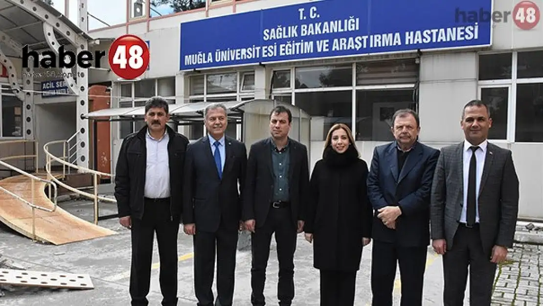 Menteşe'de 100 yataklı hastahanenin tadilatı başladı