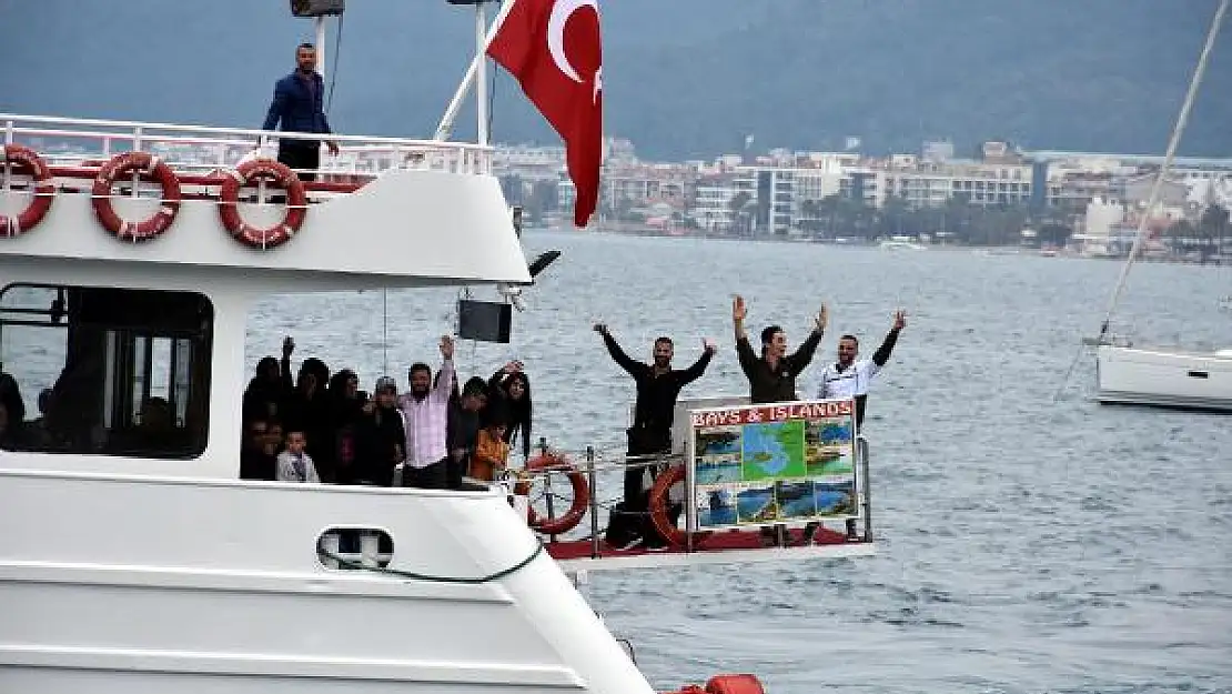 MARMARİS TEKNE TURLARI ZENGİN TURİSTLERLE BAŞLADI TURLARINA