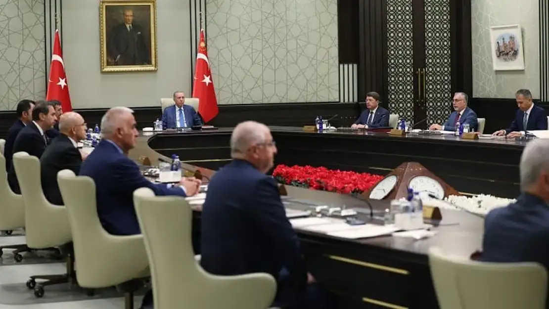 Kabine toplantısında gündem: Terörsüz Türkiye ve orman yangınları