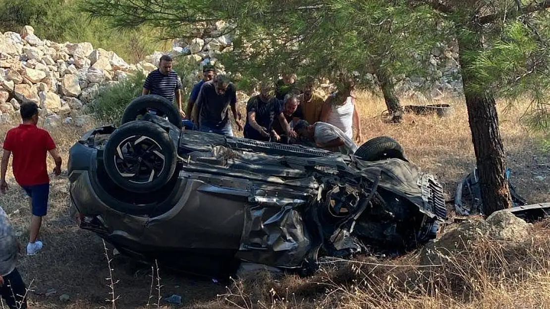 Marmaris Datça yolunda korkutan kaza! 5 yaralı