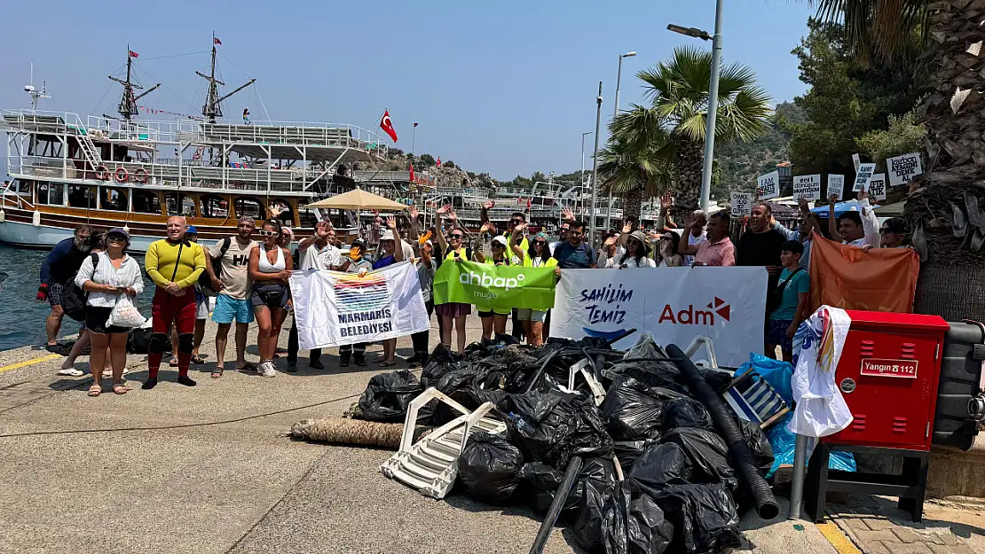 Marmaris'te çevre seferberliği sürüyor