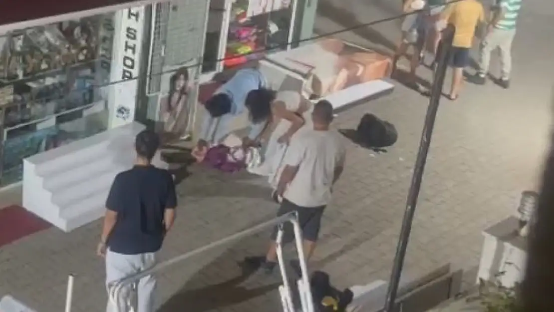 Marmaris'te turistlerin kıskançlık kavgası sokağı birbirine kattı!