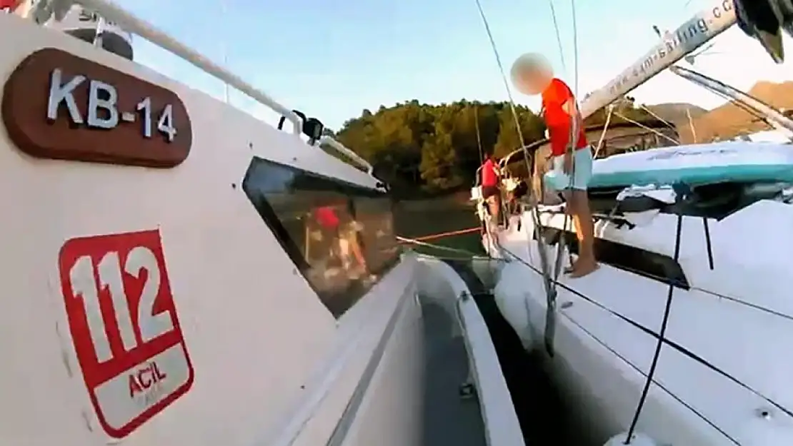 Marmaris'te yat yolcusuna sahil güvenlik müdahalesi