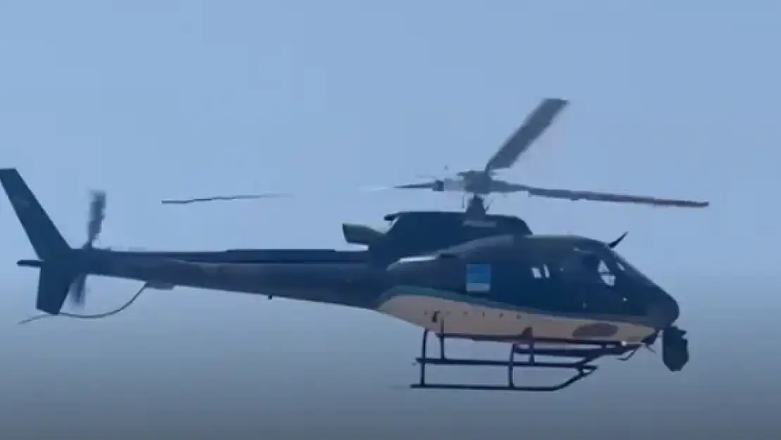 Menteşe'de alçak uçan helikopter telaş yarattı! Trafik denetimi çıktı