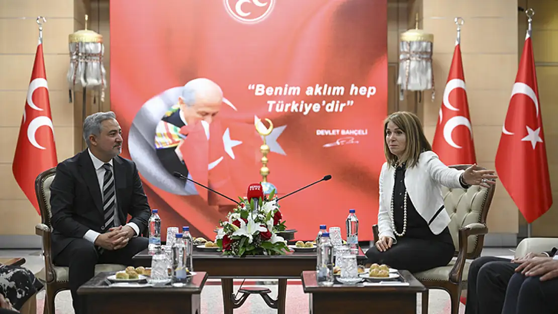 MHP Genel Merkezi'nde siyasi partilerle bayramlaşıldı