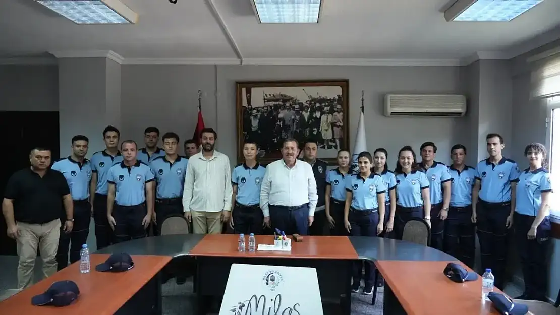 Milas Belediyesi'nde yeni zabıtalar göreve başladı