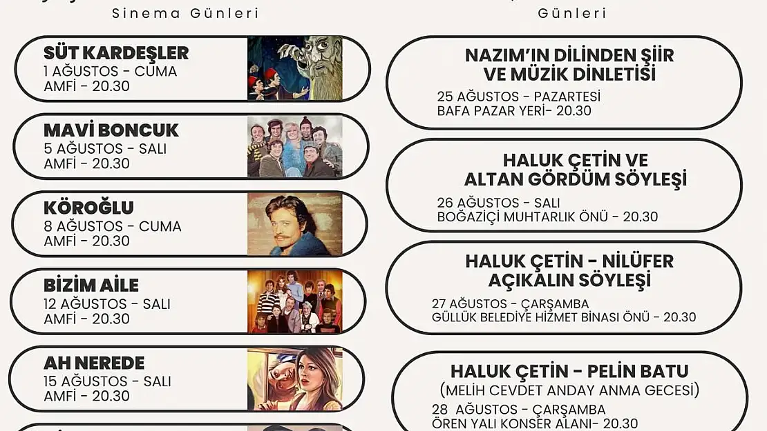 Milas'ta Ağustos ayı dopdolu geçecek! Kültür, Sanat ve Edebiyat Günleri başlıyor