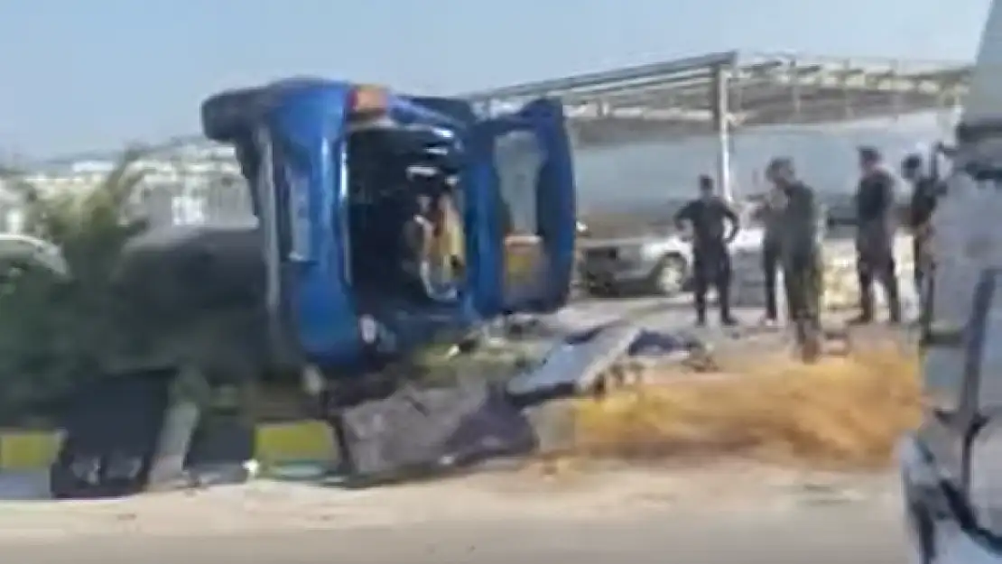 Milas'ta havalimanı yakınında büyük kaza!