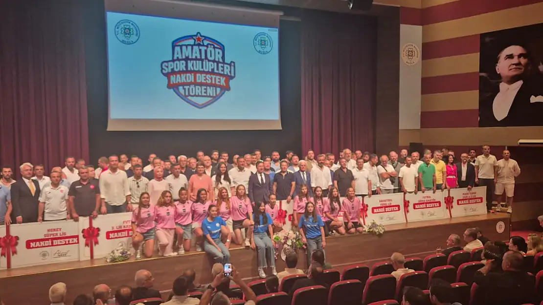 Muğla'da amatör spor kulüplerine 25 milyon 400 bin TL'lik destek