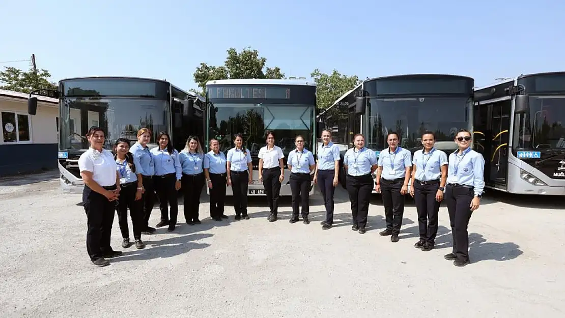Muğla'da direksiyon başında artık kadınlar var: Toplu taşımada 29 kadın şoför güvenle hizmet veriyor