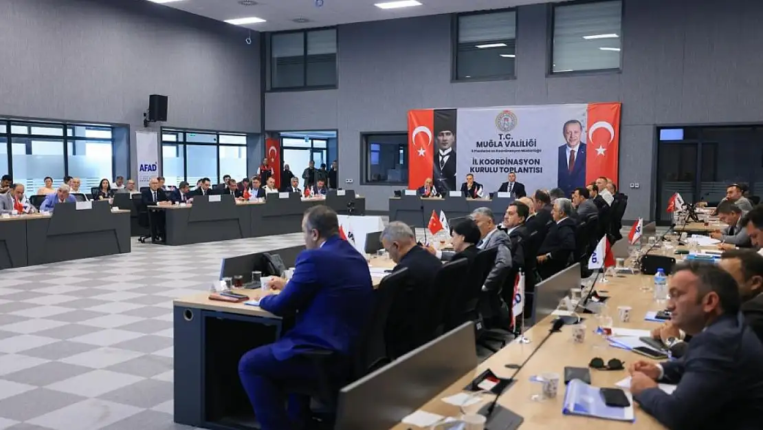 Muğla'da İl Koordinasyon toplantısı gerçekleştirildi