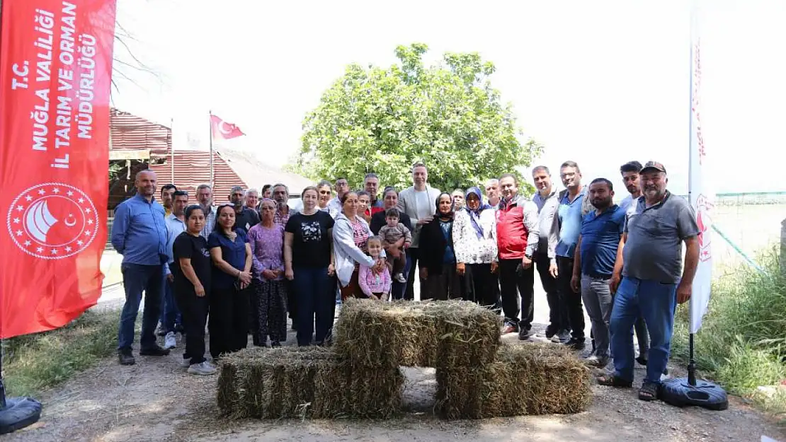 Muğla'da kadın üreticilere ücretsiz balya desteği