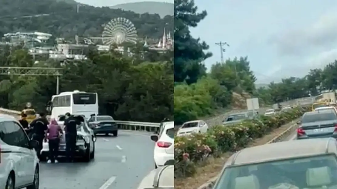 Muğla'da zincirleme kaza: Trafik durdu