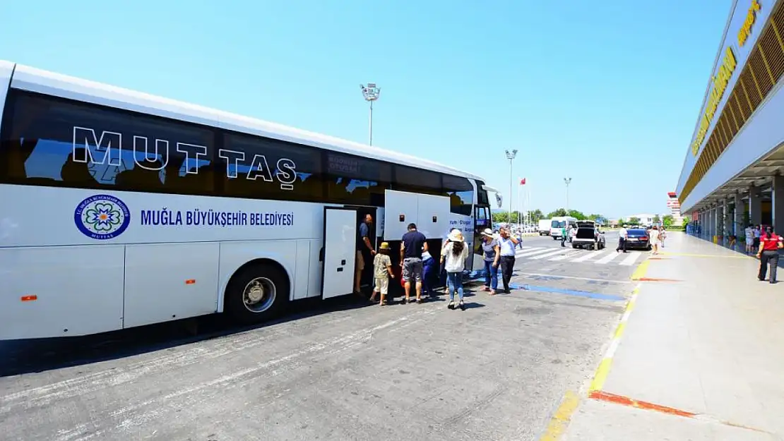 Muğla havaalanı ulaşımında rekor yoğunluk: MUTTAŞ 5 ayda 202 bin yolcu taşıdı