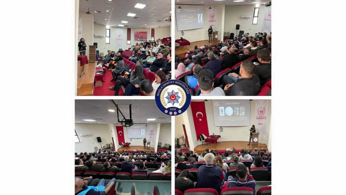 Muğla İl Emniyet Müdürlüğünden öğrencilere 'uyuşturucuyla mücadele' semineri