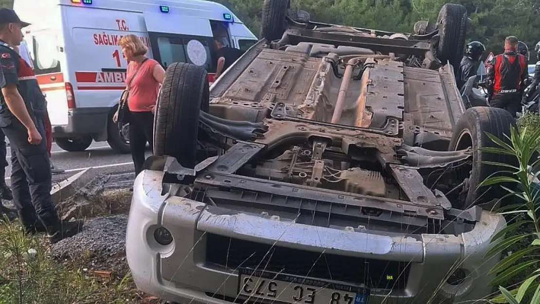 Muğla, Sakar rampasında trafik kazası gerçekleşti