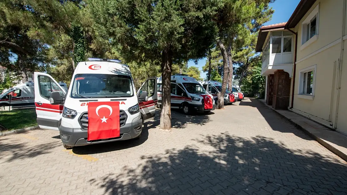 Muğla'ya 4 yeni ambulans tahsis edildi