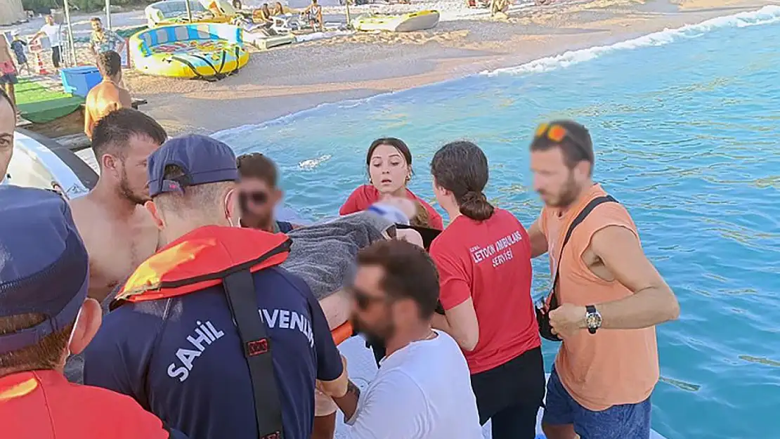 Ölüdeniz'de yaralanan vatandaş sahil güvenlik tarafından kurtarıldı
