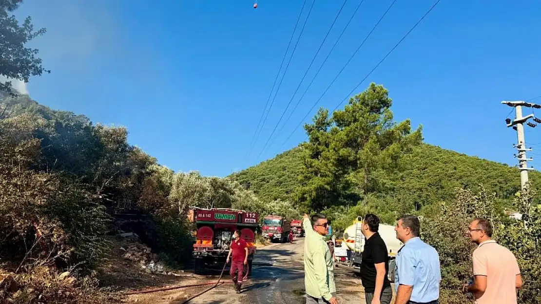 Ortaca Sarıgerme'de çıkan yangın kontrol altına alındı!
