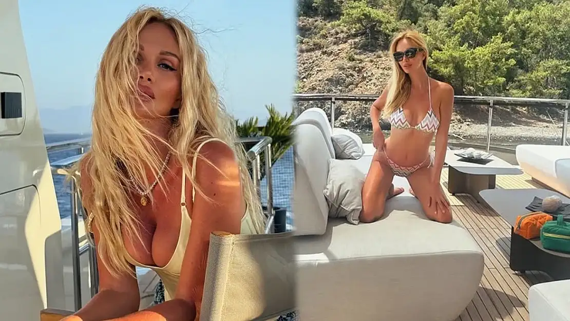 Rus güzellik kraliçesi, Muğla koylarını mesken tuttu!