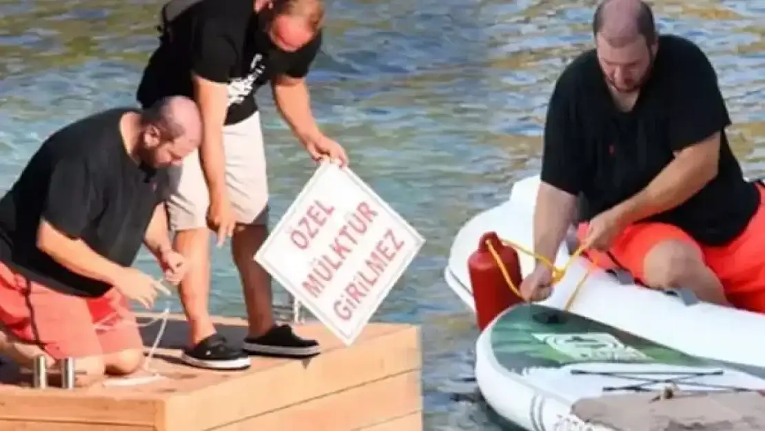 Şahan Gökbakar'ın Marmaris'teki kaçak iskelesi yıkıldı! Evine soruşturma sürüyor