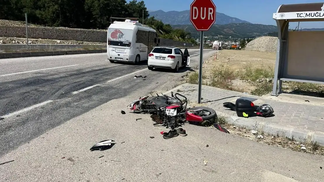 Seydikemer'de motosiklet kazası: 1 kişi öldü
