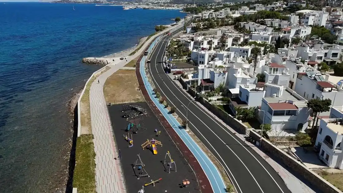Turgutreis yolu yenilendi! Trafik rahat nefes aldı